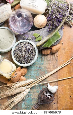 Nature Cosmetics, Handmade Preparation With Essential Oils And Ancient Minerals Of  Parfums, Creams,