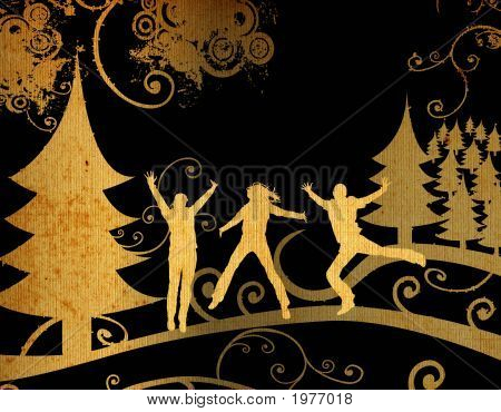 Silhouettes ในฤดูหนาว