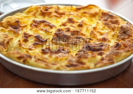 Achma, Pie With Cheese, Lasagna With Cheese, Khachapuri, Georgia