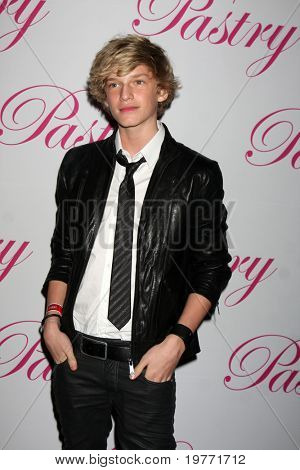 SANTA MONICA, CA - JAN 19: Cody Simpson arriva alla 14a festa di compleanno di Cody Simpson a Pacific Pa