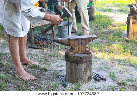 Blacksmith At Work