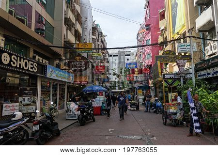 Small Street Along Sukhumvit Road, Bangkok