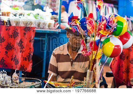 Gianyar Night Market In Gianyar Province, Bali, Indonesia