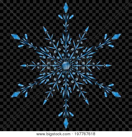 Big Translucent Christmas Snowflake
