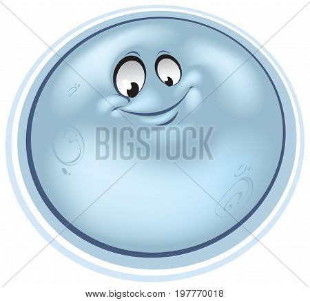 A happy Moon, available as a vector file