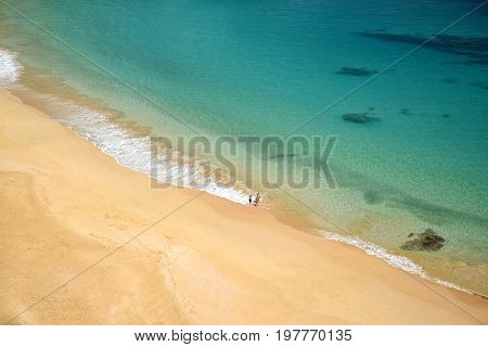 Sancho beach in Fernando de Noronha, Brazil