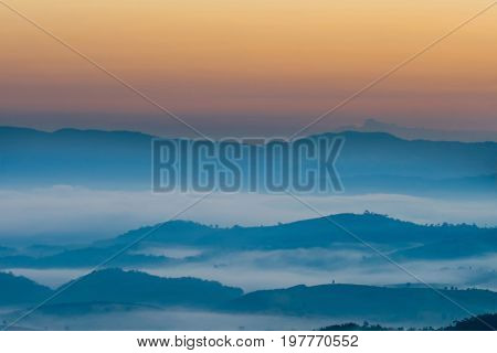 View Point At Doi Sa-ngo, Chiang Sean, Chiang Rai Province, Thailand.