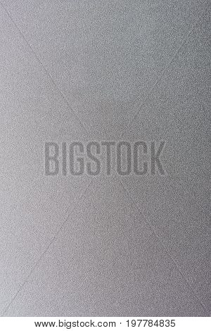 Gray matte metal clean surface. Blank matt silver texture
