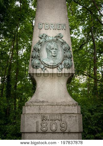 Monument of Major O'Brien in Jedlesee (Vienna)