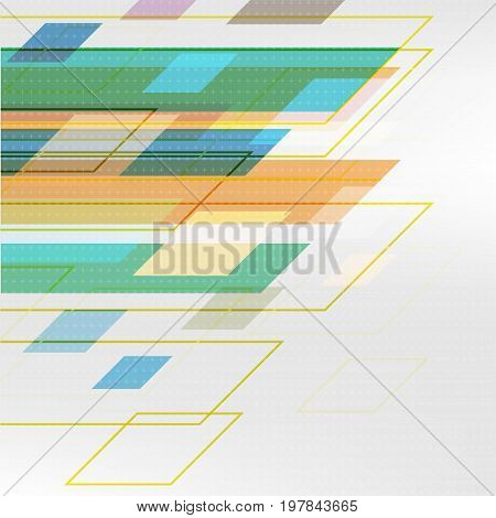 geometric technology abstract shiny motion background. vector design.