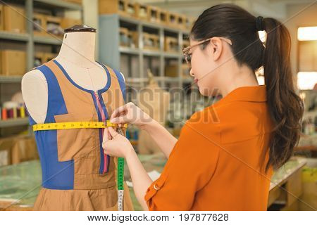 Design Department Student Learning How To Design