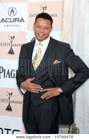 SANTA MONICA, CA - február 26.: Terrance Howard megérkezik 2011 Film független a lélek Awards at th