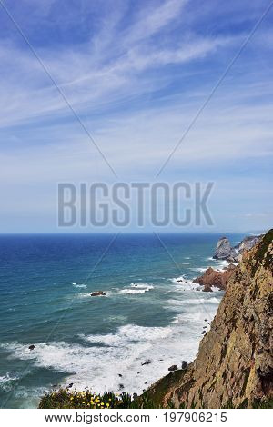 Roca Cape (cabo Da Roca) In Sintra Portugal