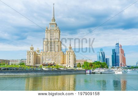 The Proud Of Soviet Architecture In Moscow