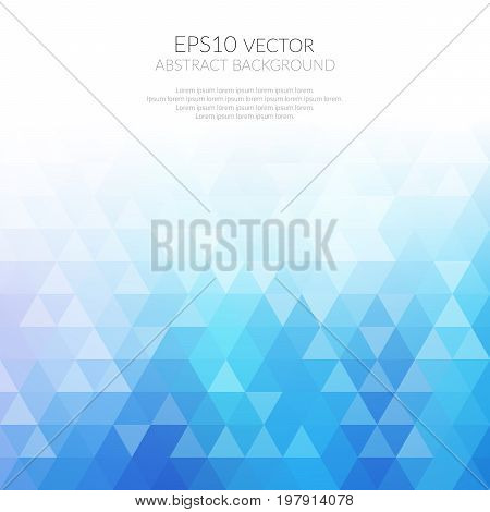 Abstract background in isometric style. Geometric pattern. Shades of colors.