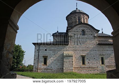 Curtea Domneasca Church in Curtea de Arges, Romania