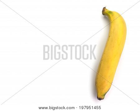 Cavendish banana (Kluai Hom thong) Banana famous in Thailand.(with free space for text)