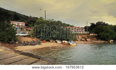 A small town in northern AustraliaCooktown on the Endeavour river where James Cook beached his ship in 1770