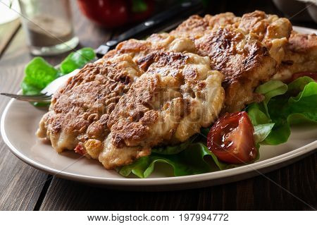 Chicken Medallion With Red Pepper Portions