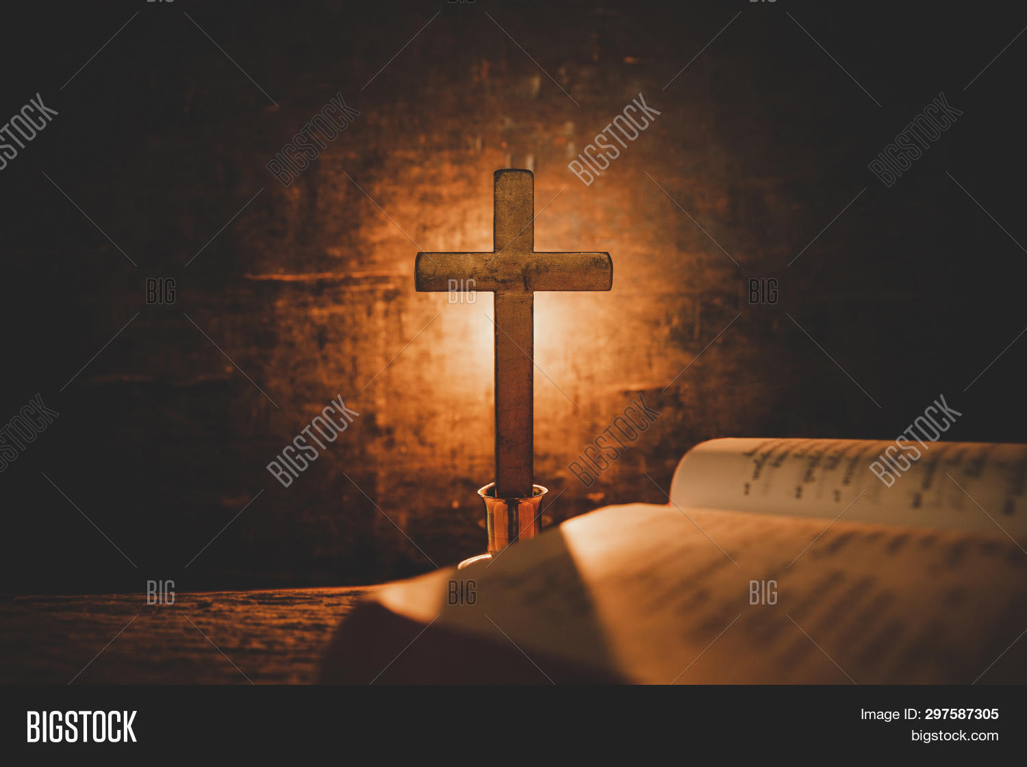 Open Holy Bible Candle Image & Photo (Free Trial) Bigstock