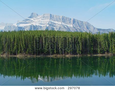 Mount Rundle odbicie