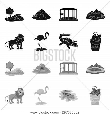 Isolated Object Of Nature  And Fun  Icon. Set Of Nature  And Entertainment Stock Vector Illustration