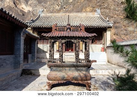 Chuandixia, Hebei Province, China: The Interior Courtyard Of Guandi Temple In This Ancient Ming Dyna