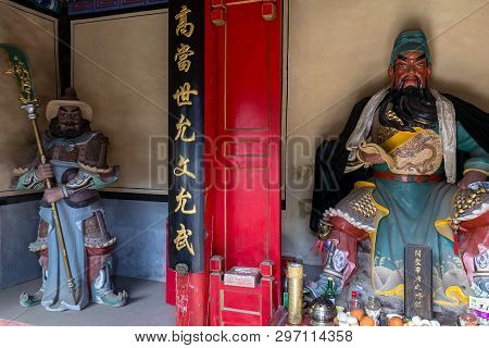 Mar 2014, Chuandixia, Hebei, China: The Interior Of Guandi Temple, The Most Important Religious Site