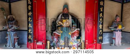 Mar 2014, Chuandixia, Hebei, China : The Interior Of Guandi Temple, The Most Important Religious Sit