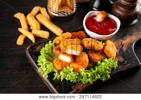 Crispy chicken nuggets