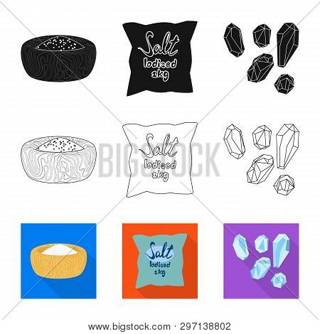 Vector Design Of Cooking And Sea Icon. Set Of Cooking And Baking   Vector Icon For Stock.