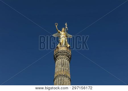 Berlin, Germany, 9th August 2017, Siegessaule Victory Column