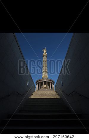 Berlin, Germany, 9th August 2017, Siegessaule Victory Column