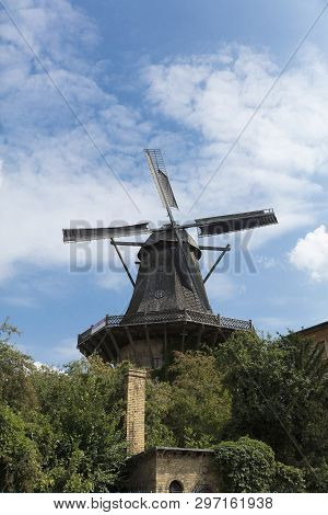 Potsdam, Berlin, Germany, 17th August 2017, Historic Mill In Sanssouci Park
