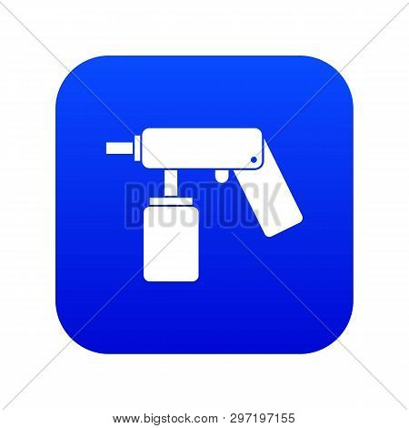 Spray Aerosol Can Bottle With A Nozzle Icon Digital Blue For Any Design Isolated On White Illustrati