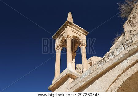 Zelve Mosque In Zelve Valley, Cappadocia, Nevsehir, Turkey