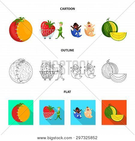 Vector Design Of Test And Synthetic Symbol. Set Of Test And Laboratory Vector Icon For Stock.