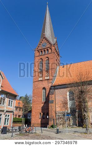 Maria Church In The Historic Center Of Lauenburg, Germany