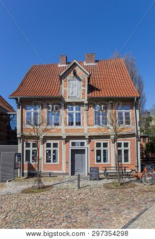 Lauenburg, Germany - April 16, 2019: Tourist Information Office In Historic City Lauenburg, Germany