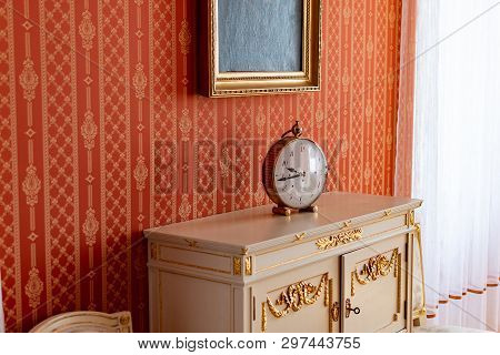 Radun, Czech Republic, 7 April 2019 - The Interior Of Radun Castle, Located Near Opava