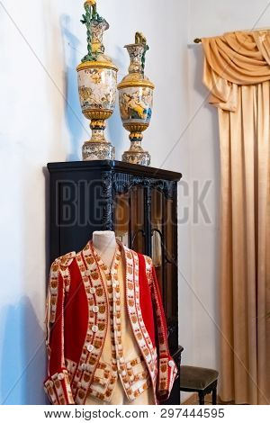Radun, Czech Republic, 7 April 2019 - The Interior Of Radun Castle, Located Near Opava