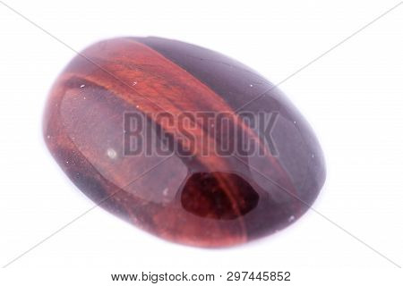 Macro Gem Red Tiger Eye Close Up