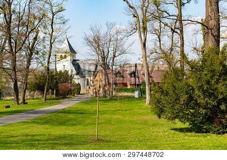 Outdoor Of The Czech Castle And Village Radun
