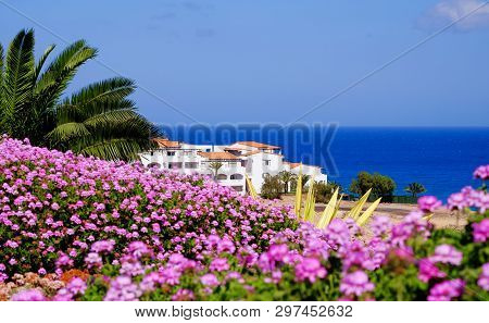 View On Butihondo Close To Costa Calma On The Canary Island Fuerteventura, Spain.