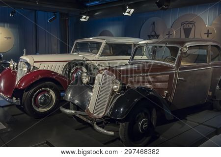 Riga, Latvia-february 18, 2019: 1939 Dkw In The Riga Motor Museum