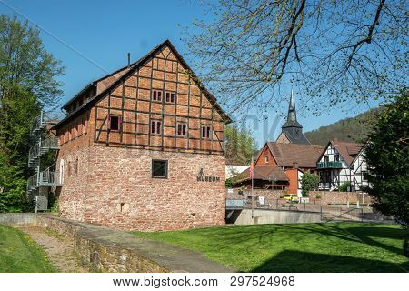 Bodenwerder, Germany, 21/04/2019: Baron Munchausen museum in Bodenwerder