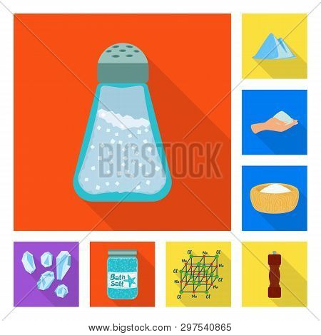 Vector Illustration Of Raw  And Kitchen  Icon. Collection Of Raw  And Sea Vector Icon For Stock.