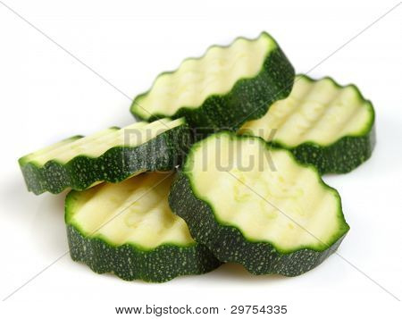 Zucchini skiver
