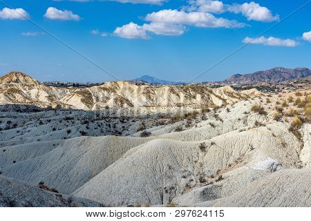The Badlands Of Abanilla And Mahoya Near Murcia In Spain