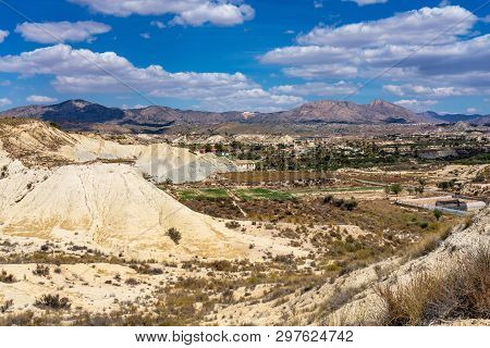 The Badlands Of Abanilla And Mahoya Near Murcia In Spain